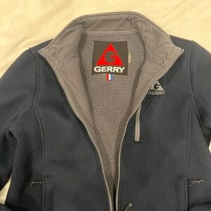 Gerry Weber Navy and Gray Fleece Jacket